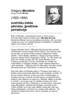 Konspekts 'Georgs Mendelis', 1.