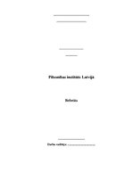 Referāts 'Pilsonības institūts Latvijā', 1.