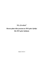 Biznesa plāns 'SIA "Freedom" biznesa plāns laika posmam no 2015.gada 1.jūnija līdz 2017.gada 1.', 1.