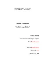 Referāts 'Self-Driving Vehicles', 1.