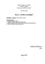 Eseja 'Tiesisko pētījumu metodika', 1.