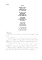 Eseja 'Aspazijas dzejoļa "Bez izejas" analīze', 1.