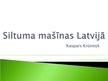 Prezentācija 'Siltuma mašīnas Latvijā', 1.