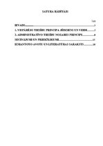 Referāts 'Administratīvo tiesību principi', 2.