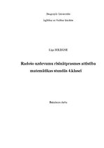Diplomdarbs 'Radošo uzdevumu risinātprasmes attīstība matemātikas stundās 4.klasei', 77.