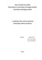 Paraugs 'Informācijas sistēmu pārvaldība. Pirmais praktiskais darbs', 1.