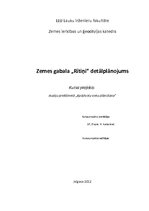 Referāts 'Zemes gabala "Rītiņi" detālplānojums', 1.