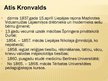 Prezentācija 'Atis Kronvalds', 3.