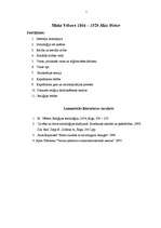 Konspekts 'Makss Vēbers ', 1.