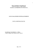 Diplomdarbs 'Jaunu pakalpojumu ieviešanas projekts', 1.