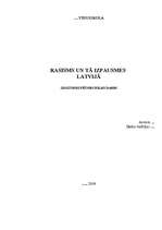 Referāts 'Rasisms un tā izpausmes Latvijā', 1.