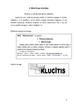 Biznesa plāns 'SIA ”Klucītis”', 9.