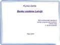 Prezentācija 'Banku sistēma Latvijā', 1.
