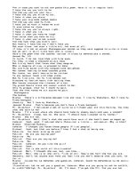 Eseja 'Ten Things I Hate about You ', 1.