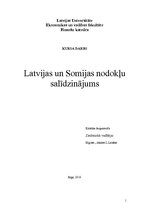 Referāts 'Latvijas un Somijas nodokļu salīdzinājums', 1.