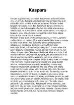 Konspekts 'Kaspara tēls brāļu Kaudzīšu romānā "Mērnieku laiki"', 2.