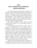 Eseja 'Sods un atalgojums kā manipulācijas tehnikas audzināšana', 1.