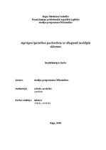 Diplomdarbs 'Aprūpes īpatnības pacientiem ar diagnozi - multiplā skleroze', 1.