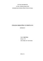 Referāts 'Publisko bibliotēku izveidošanās', 1.