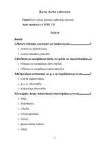 Referāts 'Audi 80 B4 2.0i motora galveno sastāvdaļu remonts', 2.