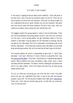 Eseja 'Is It Easy to Be Young?', 1.