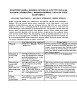 Konspekts 'Konstitucionālās kontroles modeļi, tās īstenošanas pamatnoteikumi. Satversmes ti', 1.