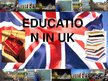 Prezentācija 'Education in United Kingdom', 1.