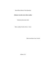 Referāts 'Alūksnes novada avotu ūdens analīze', 1.