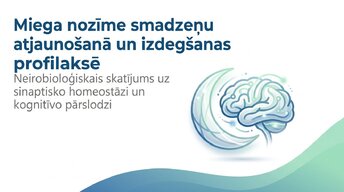 Prezentācija 'Miega nozīme smadzeņu atjaunošanā un izdegšanas profilaksē', 1.