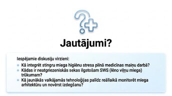 Prezentācija 'Miega nozīme smadzeņu atjaunošanā un izdegšanas profilaksē', 14.