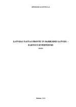 Referāts 'Latvijas Tautas fronte un barikādes Latvijā - fakti un izvērtējums', 1.