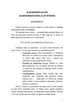 Konspekts 'Audzināšanas ideāls teorijā un praksē', 1.