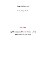 Referāts 'Izglītības organizācija un sistēma Latvijā', 1.