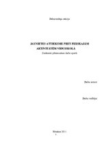 Referāts 'Jaunietes attieksme pret fiziskajām aktivitātēm vidusskolā', 1.