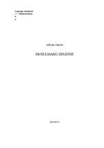 Konspekts 'Islāma zinātne', 1.