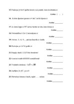 Konspekts 'Atkartojuma testi matemātikā 9.klasei', 5.