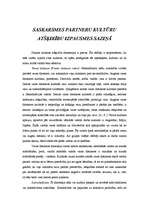 Konspekts 'Saskarsmes partneru kultūru atšķirību izpausmes saziņā ', 1.