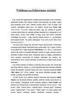 Konspekts 'Vitālisms un folklorisms mūzikā', 1.