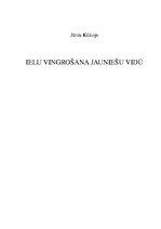 Referāts 'Ielu vingrošana', 1.