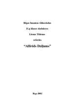 Referāts 'Alfrēds Dziļums', 1.