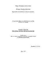 Konspekts 'Mazo firmu darbības internacionalizācija', 1.