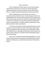 Eseja 'Reasons for Religion', 1.