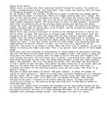 Eseja 'Robert Frost Poetry', 1.