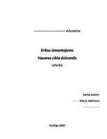 Konspekts 'Krāsu izmantojums vasaras cikla dziesmās', 1.