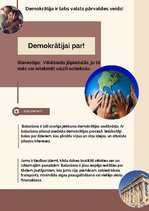 Prezentācija 'Demokrātijai par', 1.