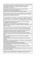 Konspekts 'Discovering computers - computer security risks - glossary', 12.