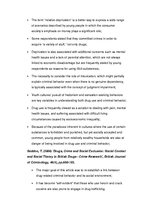 Konspekts 'The Drugs - Crime Debate: "Drug Problems", Social Exclusion and Inequality', 6.