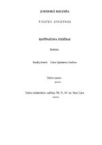 Referāts 'Kopīpašuma tiesības', 1.