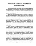 Referāts 'Viljams Aizeks Tomass', 11.