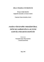 Konspekts 'Parāda vērtspapīru priekšrocības, trūkumi. Salīdzināšana ar citām kapitāla piesa', 1.